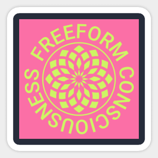 Freeform Consciousness Sticker